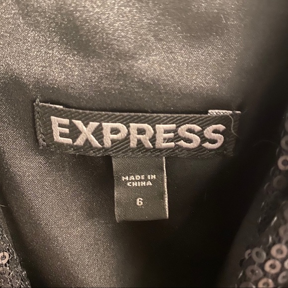 Black sequin cocktail dress - Picture 2 of 6